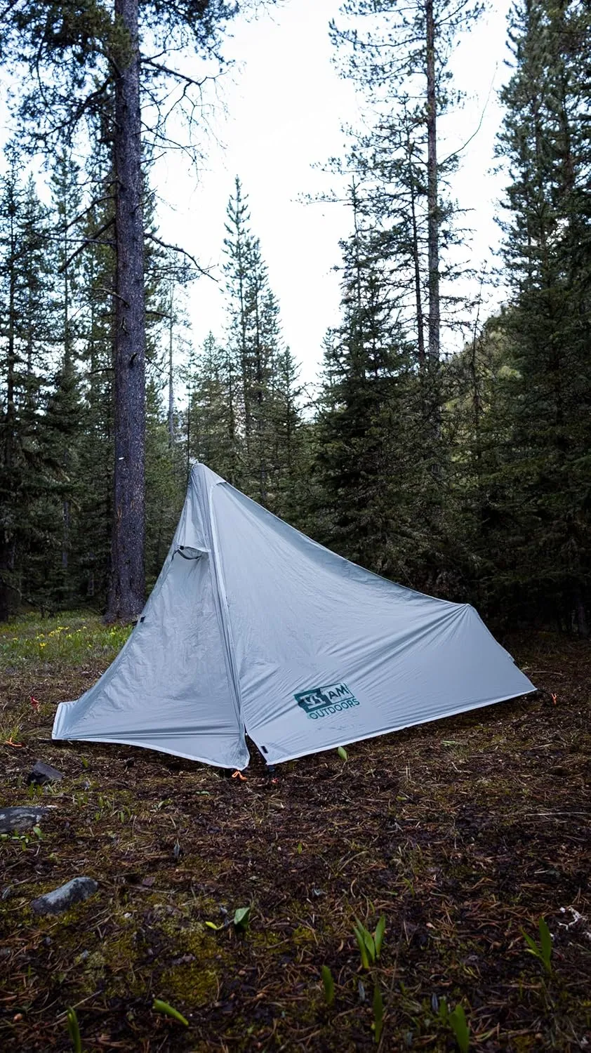| Floorless Shelters with Stove Jack | Lightweight Ultralight Backpacking Hiking Camping Hunting Fishing Shelter | with Guy Lines & Stakes