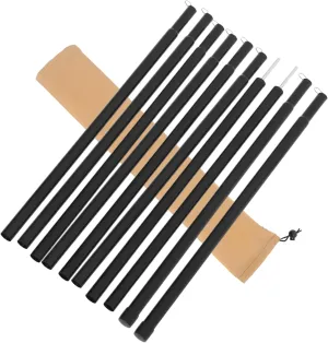 1 Set Canopy Support Poles Extension Tarp Tent Poles for Camping Accessories Durable and Easy Setup Fit for Tents Outdoor Adventures Includes Storage Bag