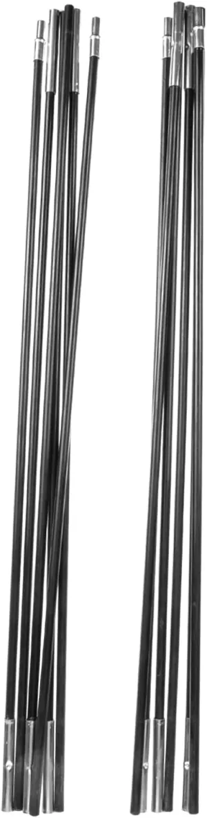 1 Set Fiberglass Tent Poles for Outdoor Camping Durable Tent Rods with Easy Connection Design and Break Resistant for Canopy and Tarp Support