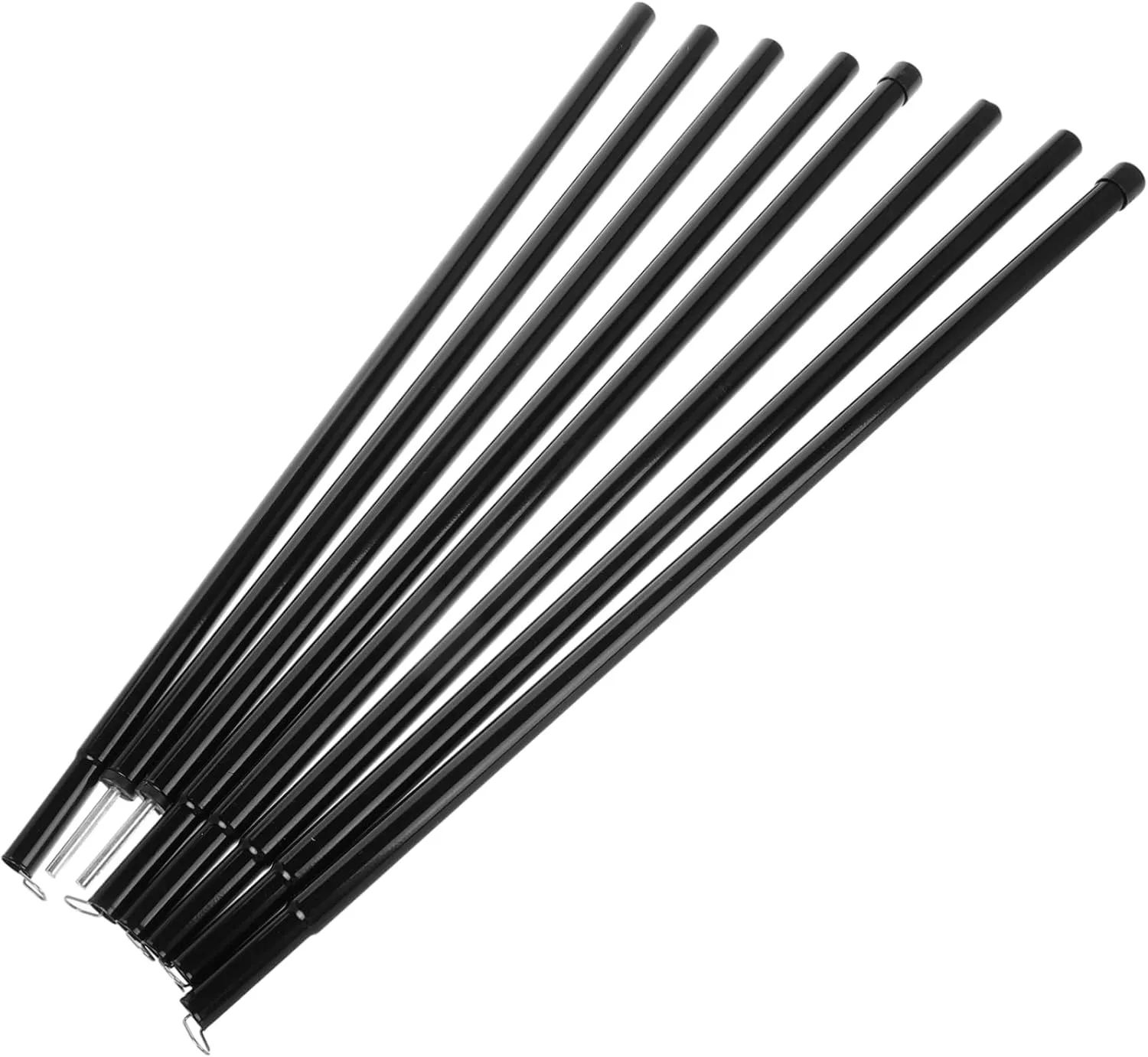 1 Set Tent Replacement Pole Tarp Adjustable Support Rods for Camping Hiking and Outdoor Activities Easy to Use Portable Stable Canopy Frame for Shelter