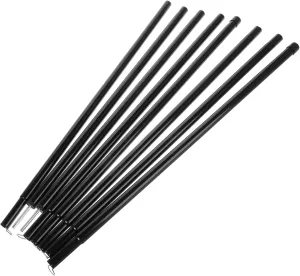1 Set Tent Replacement Pole Tarp Adjustable Support Rods for Camping Hiking and Outdoor Activities Easy to Use Portable Stable Canopy Frame for Shelter