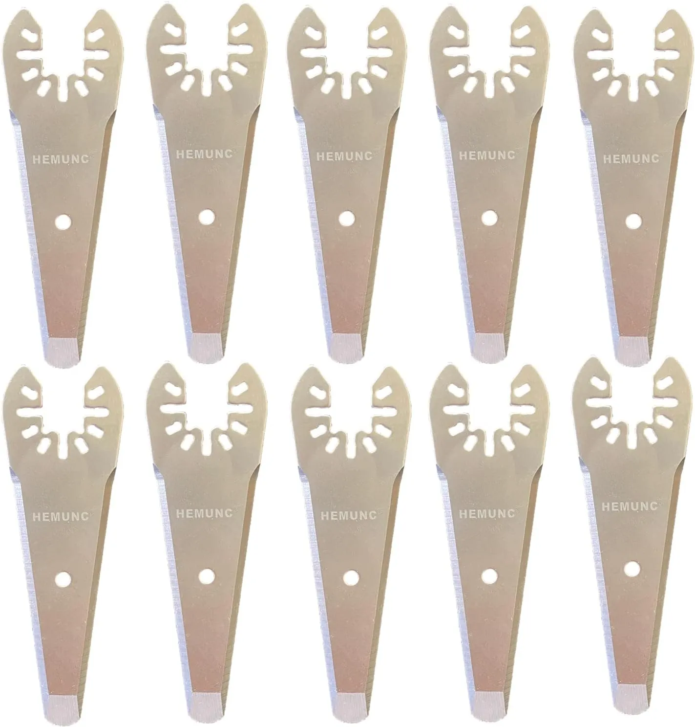 10PCS oscillating Tool Scraper Blades Universal fit Multitool Scraper Blades, Compatible with Dewalt Dremel Rockwell Makita Bosch Fein Multimaster Milwaukee Porter Cable Ridgid Ryobi