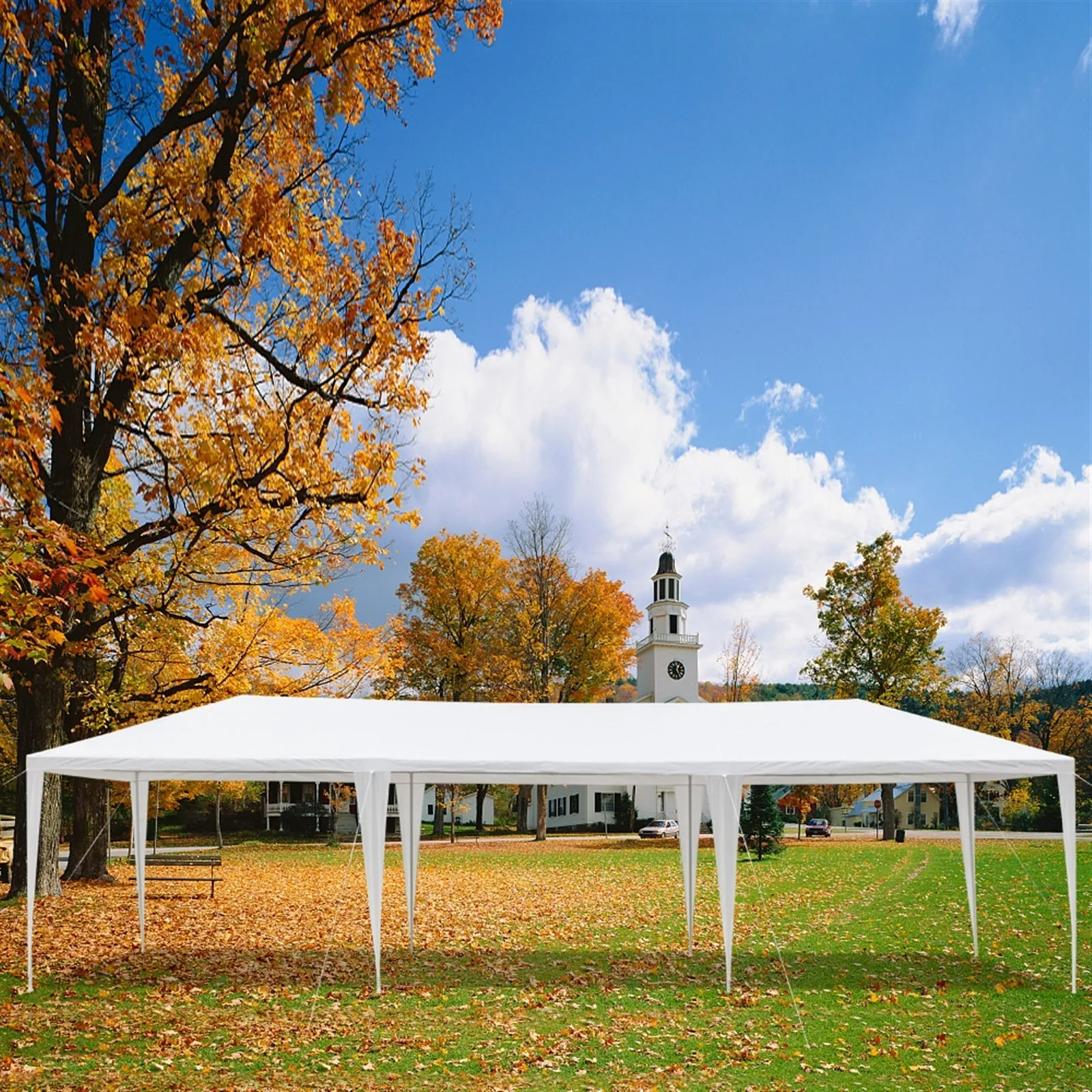 10" x 30" Outdoor Party Wedding Tent Canopy Camping Gazebo Storage BBQ Shelter Pavilion, 8 Removable Sidewalls (3X9M) YJ