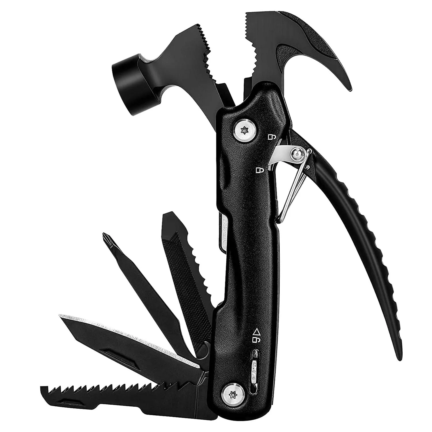 12-in-1 Stainless Steel Portable Hammer Multitool