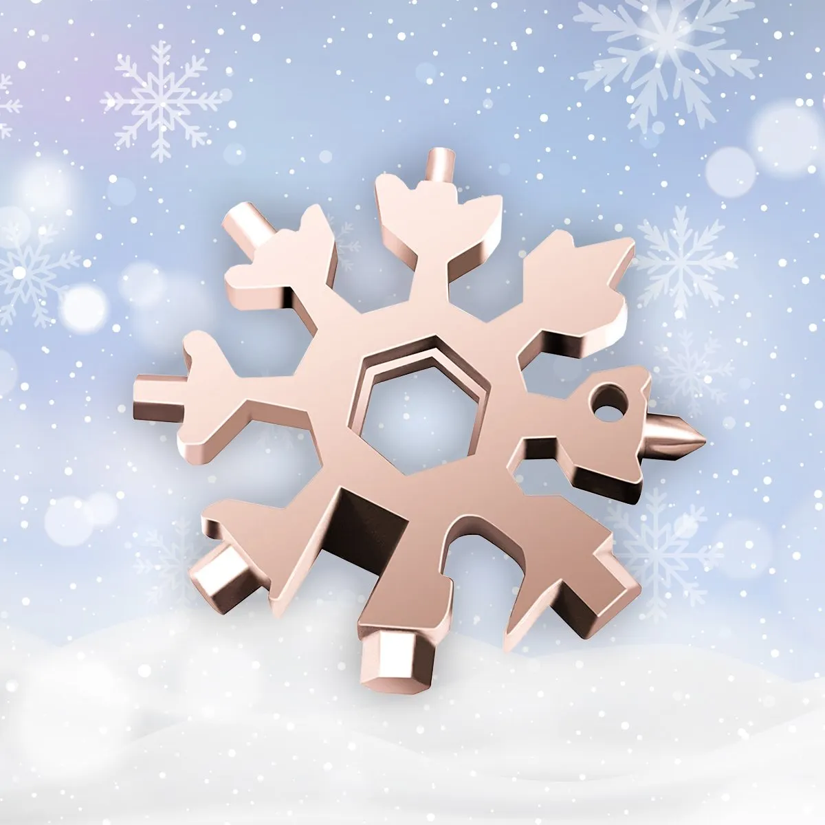18-in-1 Stainless Steel Snowflakes Multi-tool