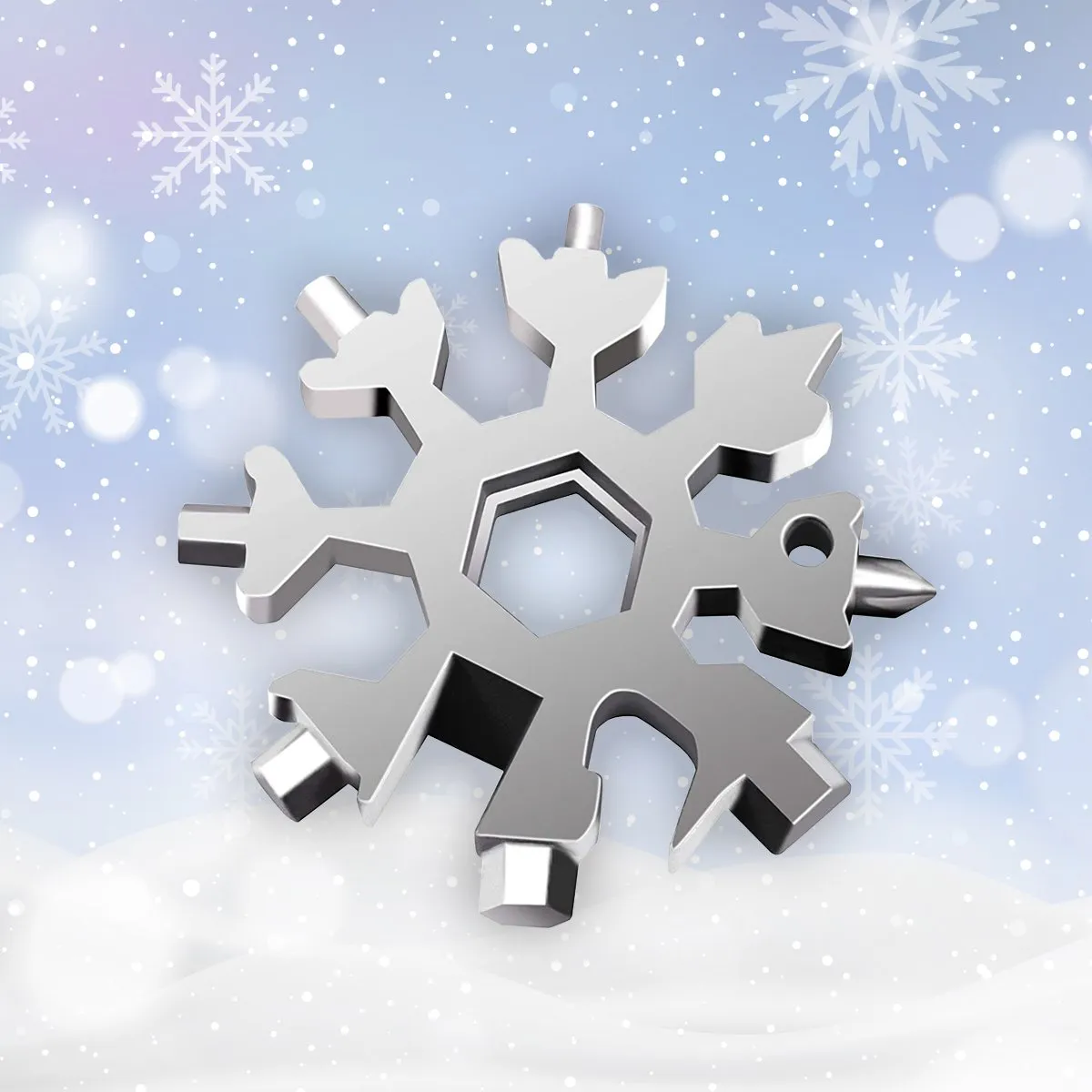 18-in-1 Stainless Steel Snowflakes Multi-tool
