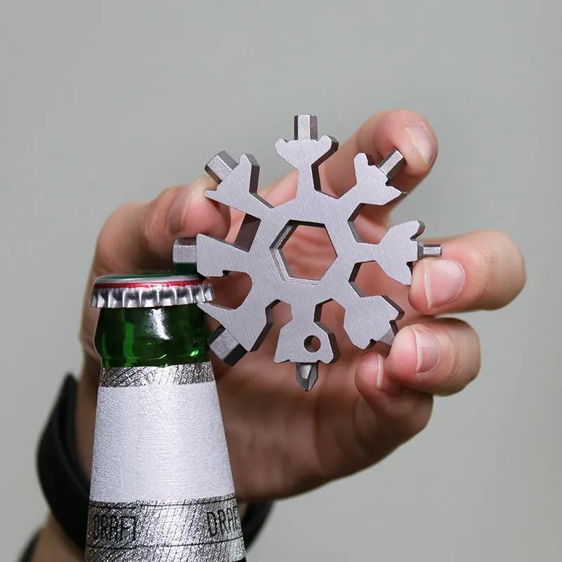 18-in-1 Stainless Steel Snowflakes Multi-tool