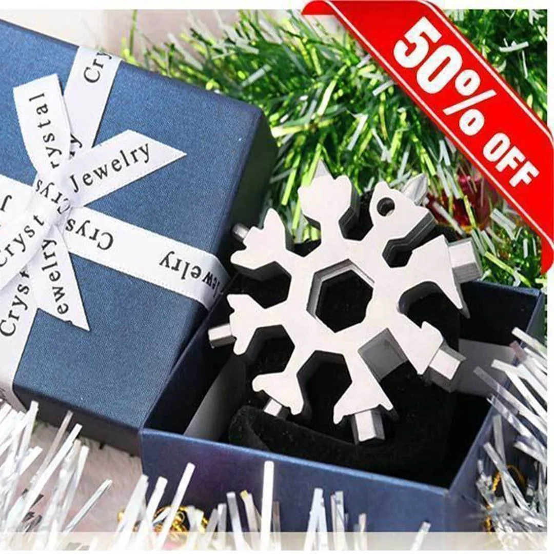 18-in-1 Stainless Steel Snowflakes Multi-tool