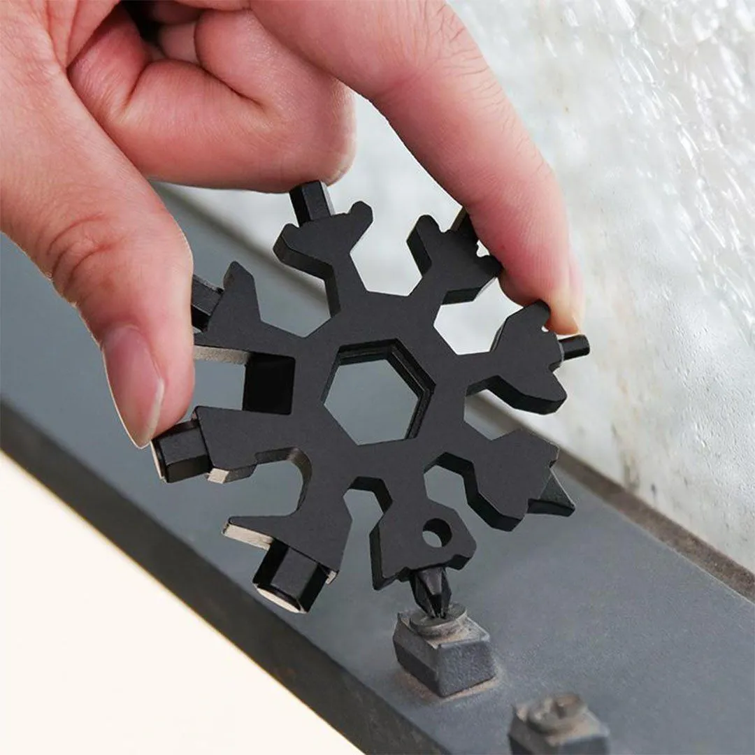 18-in-1 Stainless Steel Snowflakes Multi-tool