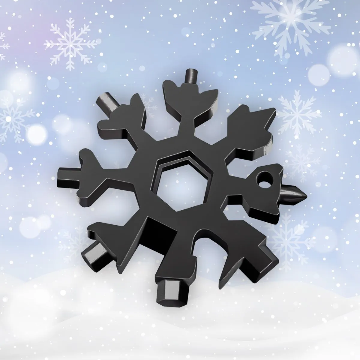 18-in-1 Stainless Steel Snowflakes Multi-tool
