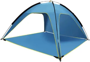 1pc Camping Tent Shelter Spacious Outdoor Canopy for Beach Picnic and Camping Quick Setup Polyester Lightweight Easy to Transport for Family Gatherings and Leisure Activities