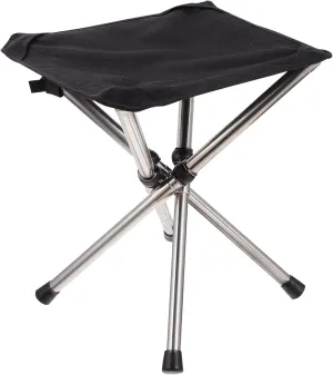 1Pc Portable Folding Stool Compact Outdoor Chair with Durable Stainless Steel Design for Fishing Camping Hiking and Travel Lightweight and Easy to Carry