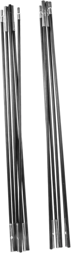 1Set Camping Tent Pole Kit Fiberglass Replacement Poles for Outdoor Tent for Backpacking Canopy Shelter Building Lightweight Portable Camping Accessory