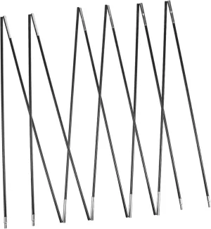 1set Fiberglass Tent Pole Replacement Kit Support Rods for Camping Lightweight and for Outdoor Activities High Strength Tent Supply