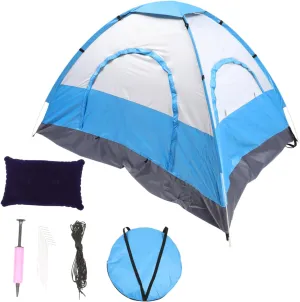 1set Portable Beach Tent Person Sunshade Canopy Uv Lightweight and Convenient Outdoor Shelter for Camping Easy Setup Ventilation