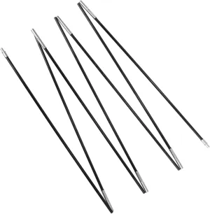 1set Tent Pole Replacement Kit Lightweight Folding Tent Support Poles for Camping Travel Durable Tarp Poles Easy to Carry Store for Outdoor Adventures