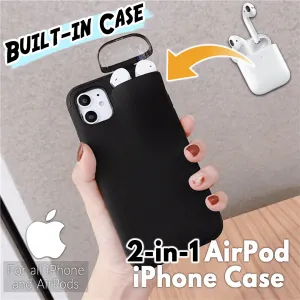 2-in-1 Airpod iPhone Case