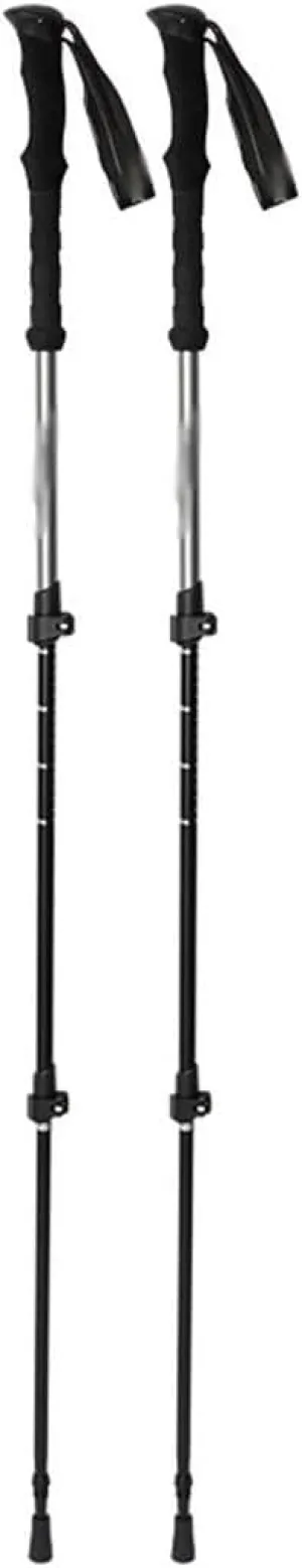 2 Pack Adjustable Trekking Poles, Lightweight Outdoor Adventures Gear, Nordic Walking Sticks, for Men, Women, and Seniors