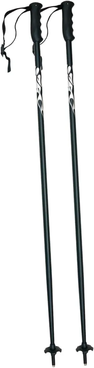 2 Pieces Ski Poles Hiking Poles Portable Rubber Anti Slip Handle for Men Women Trekking Canes for Trekking Outdoor Adventures