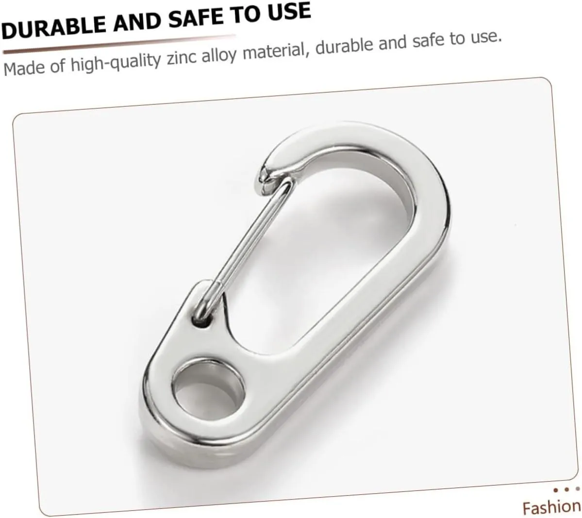 20 Pcs Carabiner Keychain for Backpacks Backpack Keychains Heavy Duty Hooks D Shaped Backpack Buckles Key Chains Carabine Keychain Zinc Alloy Multifunctional Buckles D Type Hooks