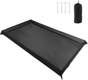 210D Oxford Cloth Waterproof Camping Footprint Lightweight and Portable Ground Sheet for All Outdoor Adventures (200x180cm)