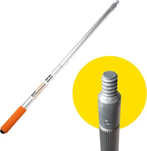 21ft  Extension Pole – Extendable Pole Reaches 1 to 16ft, Expandable with Add-a-Pole – Compact, Lightweight, and Durable – Fits Cleaning, Painting, Dusting & Fruit Picker Attachments
