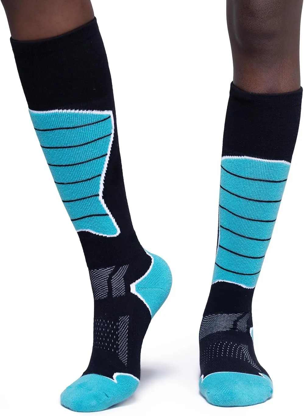 2/3 Pack Women's Ski Socks for Skiing Snowboarding Warm Winter Thermal Socks