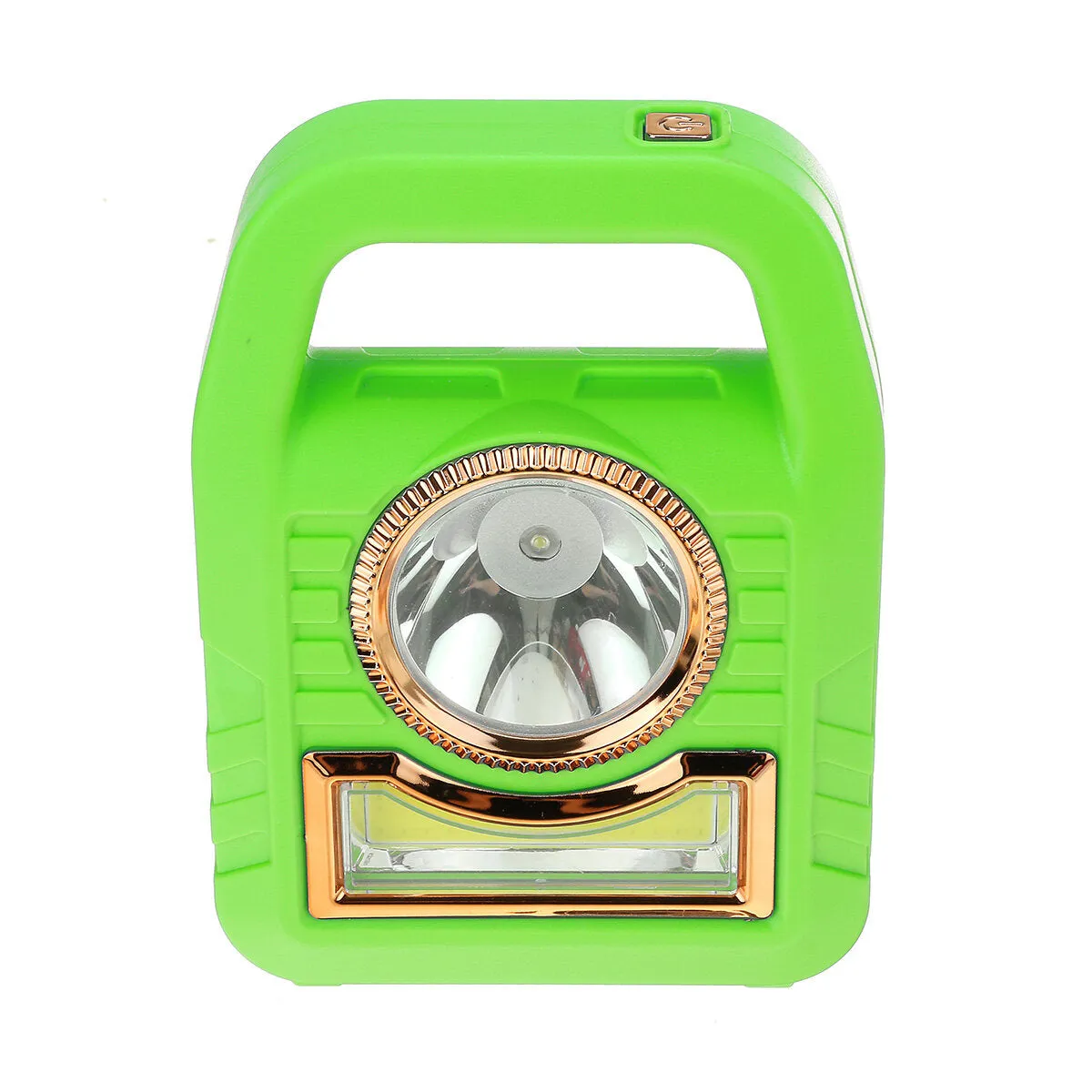 2IN 1 Solar Portable Camping Light LED COB Powered Flashlights USB Rechargeable Hand Lamp For Hiking Outdoor Lighting Emergency