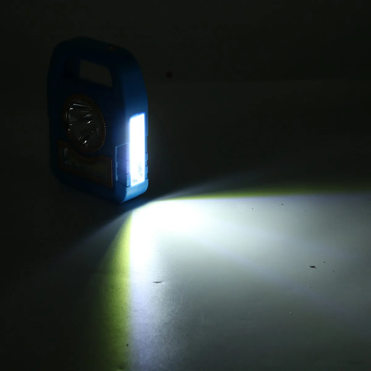 2IN 1 Solar Portable Camping Light LED COB Powered Flashlights USB Rechargeable Hand Lamp For Hiking Outdoor Lighting Emergency