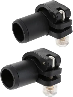 2pcs Plastic Hiking Pole Quick Flip Lock for Trekking and Walking Sticks, 16/18mm Diameter, Easy Adjustable Length