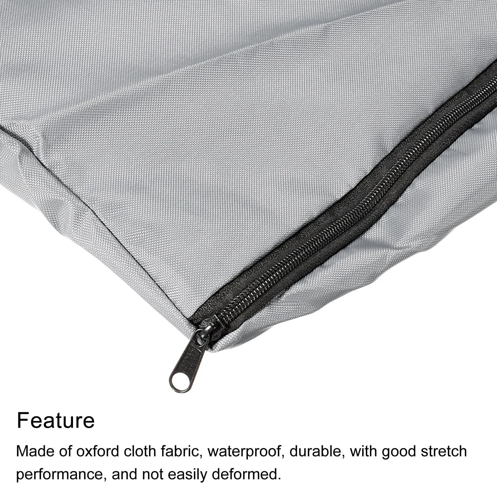 2x Outdoor Chair Storage Bag Carry Seat Bag Folding Lounge Chair Cover - Grey