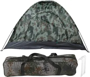 3-4 Person Single Layer Tent 4 Season Tent Family Camping Gear Portable Camping Tent Lightweight Tent for Outdoor Camping Hiking Backpacking