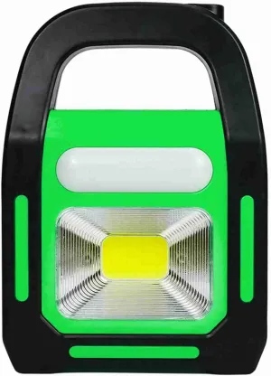 3 in 1 Solar USB Rechargeable Camping Lantern,Emergency Flashlight Tent Lights for Emergency, Hurricane (Green)