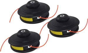 3 x Double Thread Head Automatic tip Spool Compatible with Fuxtec and Other brushcutters