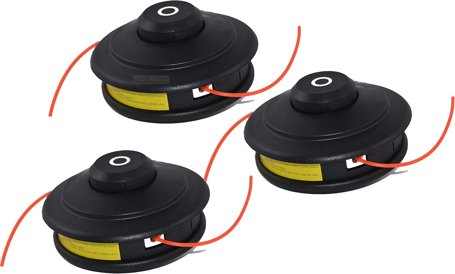 3 x Double Thread Head Automatic tip Spool Compatible with Fuxtec and Other brushcutters