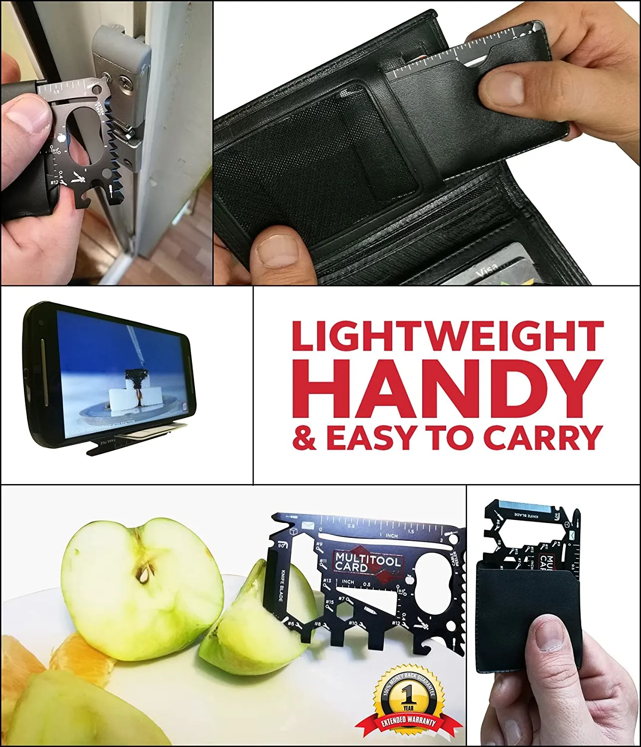 37-in-1 Wallet Multitool EDC Survival Card