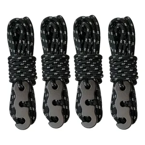 4 Pcs Military Wind Rope Set - Outdoor Camping and Hiking Accessories - 3m