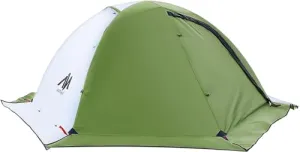4 Season Backpacking Tent 2 Person Camping Tent, Ultralight Waterproof All Weather Double Layer Two Doors, Easy Setup Tent