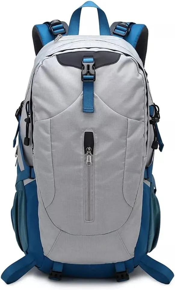 40L Hiking Backpack Outdoor Mountaineering Bag Large Capacity Travel Sports Backpack(Black-soul Eater1)