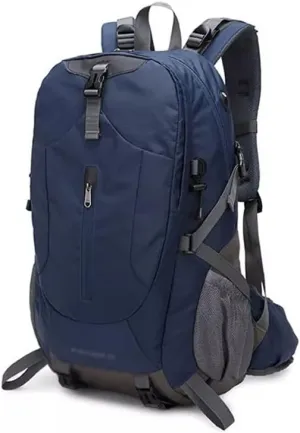 40L Hiking Backpack Outdoor Mountaineering Bag Large Capacity Travel Sports Backpack(Black-soul Eater1)