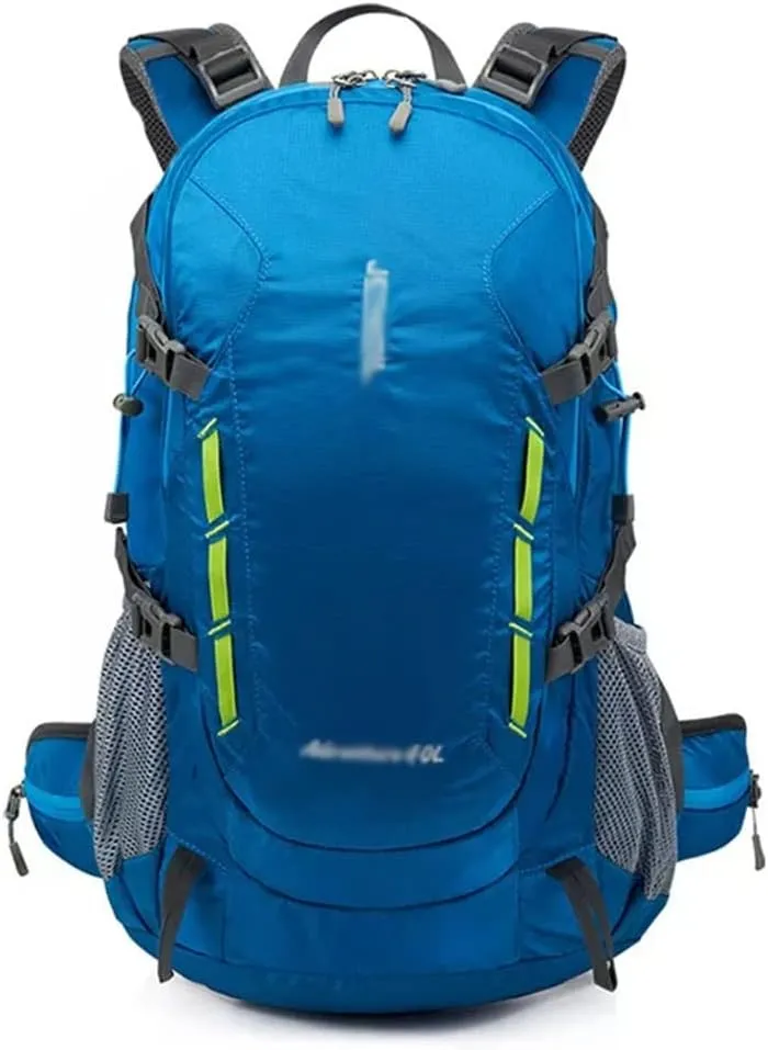 40L Men's Backpack Mountaineering Bag Hiking Outdoor Backpack Mountaineering Sports Bag(D)