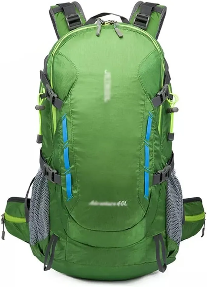 40L Men's Backpack Mountaineering Bag Hiking Outdoor Backpack Mountaineering Sports Bag(E)