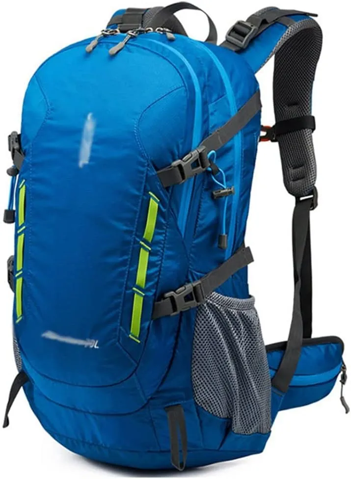 40L Men's Backpack Mountaineering Bag Hiking Outdoor Backpack Mountaineering Sports Bag(E)