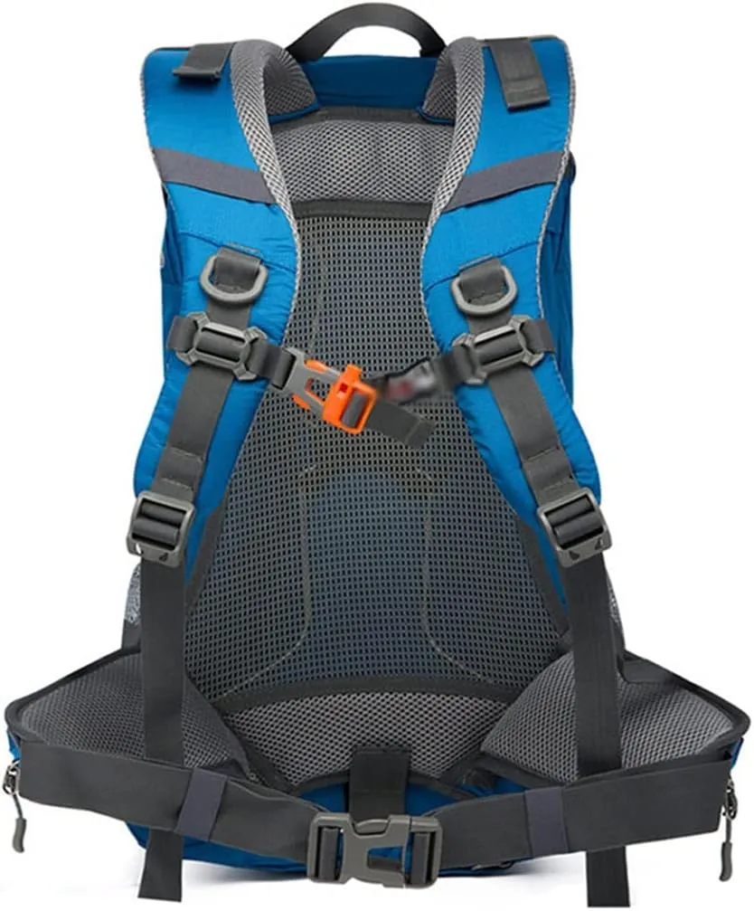40L Men's Backpack Mountaineering Bag Hiking Outdoor Backpack Mountaineering Sports Bag(E)