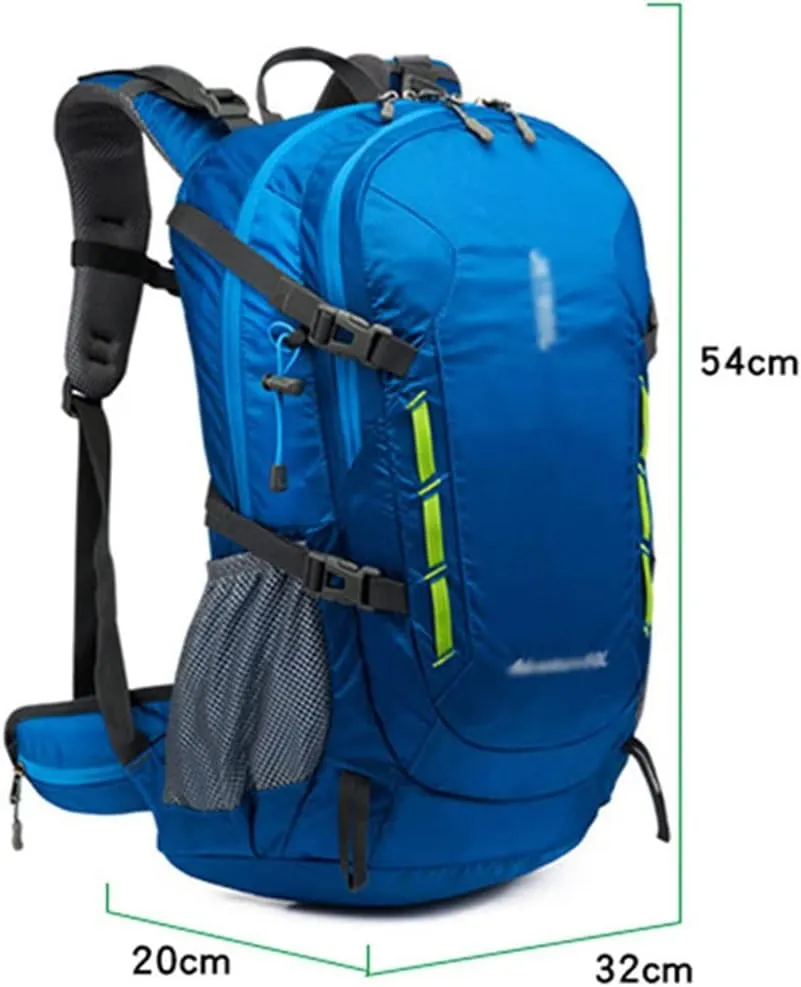 40L Men's Backpack Mountaineering Bag Hiking Outdoor Backpack Mountaineering Sports Bag(E)