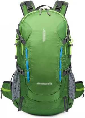 40L Men's Backpack Mountaineering Bag Hiking Outdoor Backpack Mountaineering Sports Bag(E)