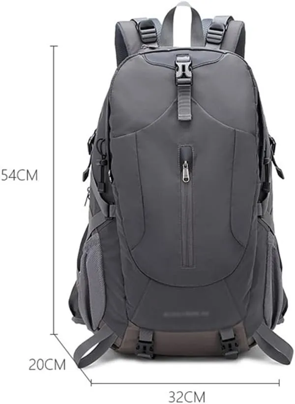 40L Mountaineering Backpack Multi Pocket Outdoor Camping Bag Travel Mountaineering Bag(E)