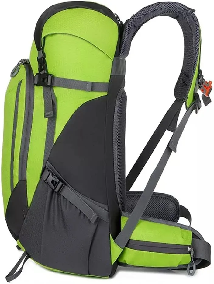 40L Mountaineering Backpack Outdoor Multi Pocket Bag Travel Camping Mountaineering Bag(Black)
