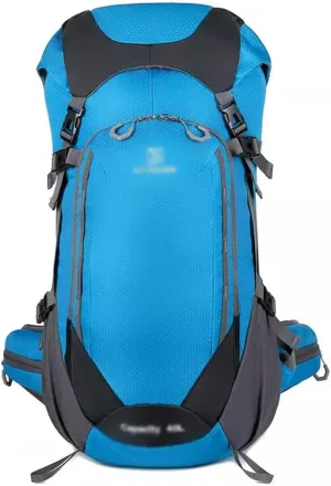 40L Mountaineering Backpack Outdoor Multi Pocket Bag Travel Camping Mountaineering Bag(Black)
