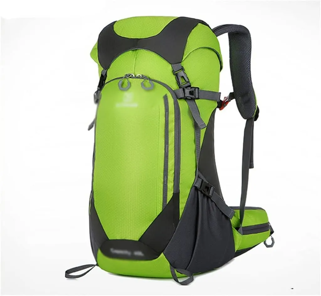 40L Mountaineering Backpack Outdoor Multi Pocket Bag Travel Camping Mountaineering Bag(Black)